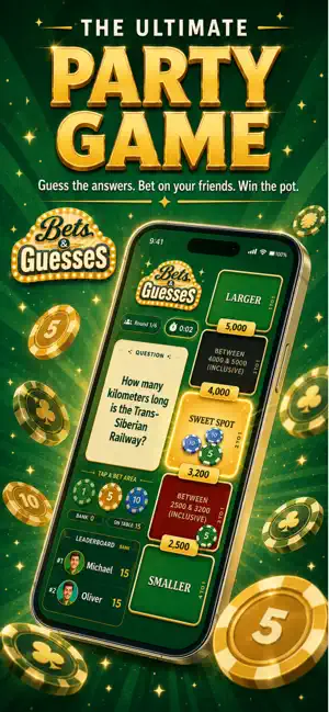 Bets & Guesses: Party Game screenshot 1
