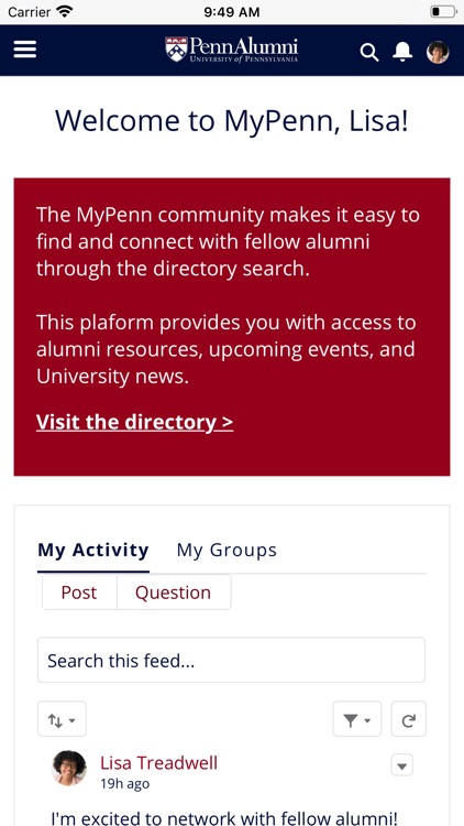MyPenn Alumni Community