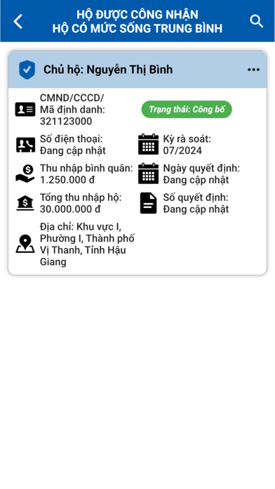 ASXH Hậu Giang Screenshot