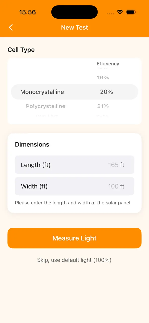 Screenshot #2 pour SolarPowerTester