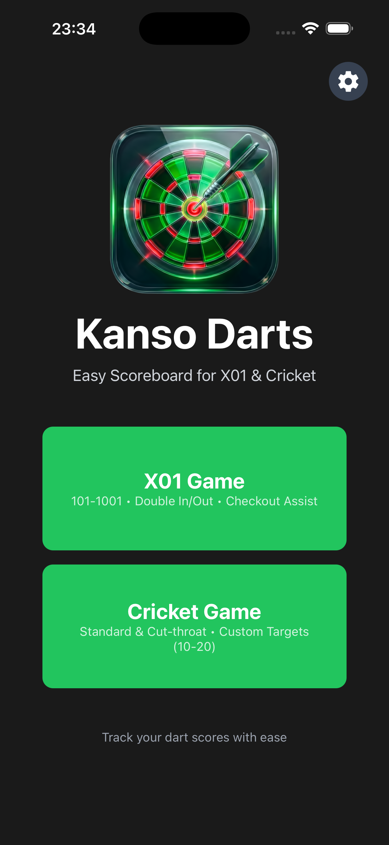 Kanso: Darts Scorer & Counter