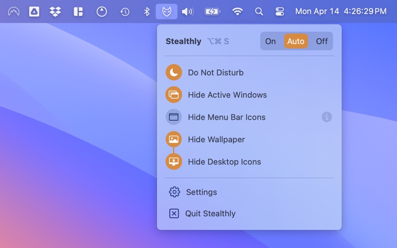Screenshot 1 of Stealthly 1.4