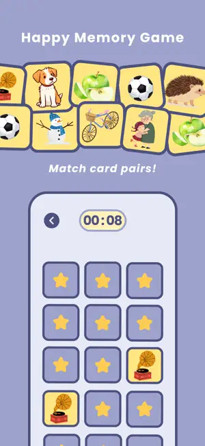 Happy Memory Game screenshot 1