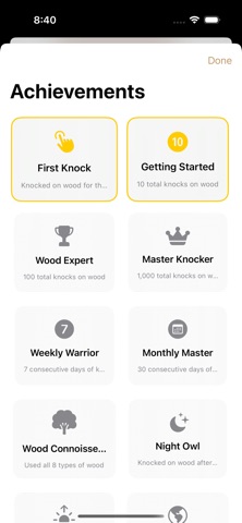 WoodTap Counter & Statistic screenshot