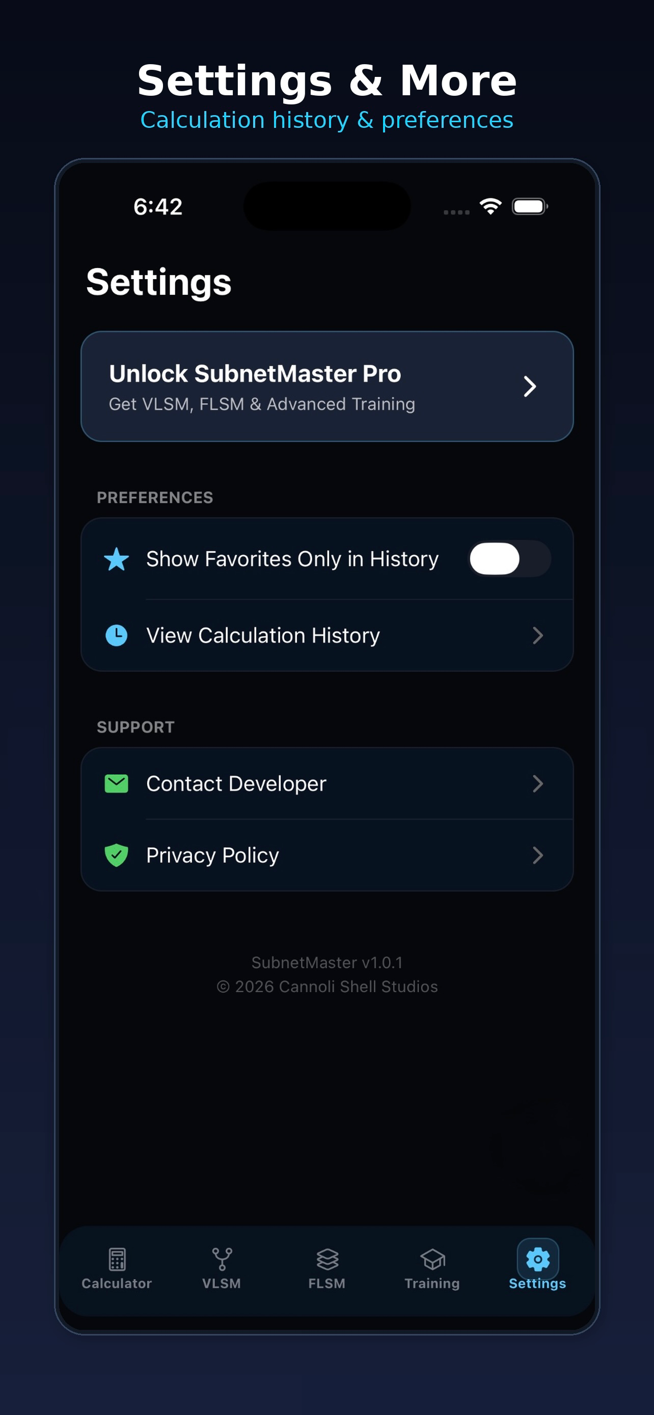 SubnetMaster: IP Calculator