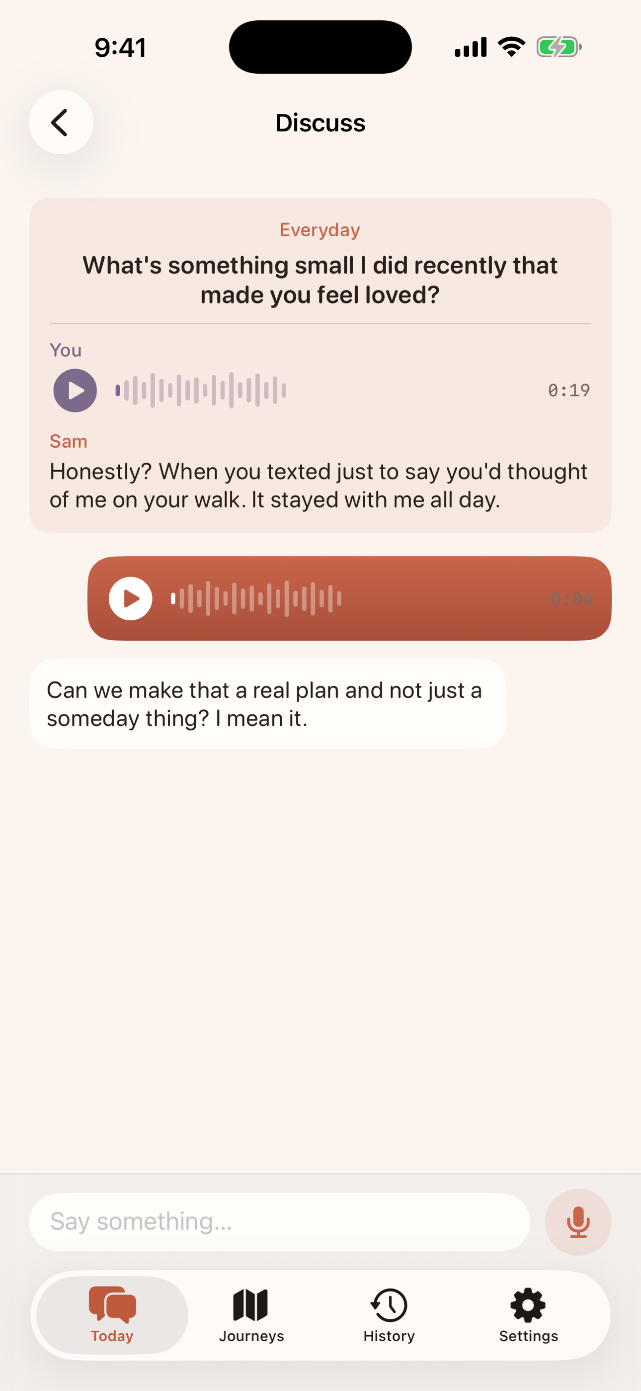 Unfold Voice Couples Talk screenshot 2