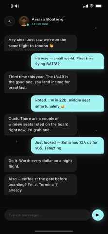 GoodSeat: Airport Networking Screenshot 6 of 7
