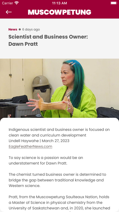 Muscowpetung Saulteaux Nation Screenshot