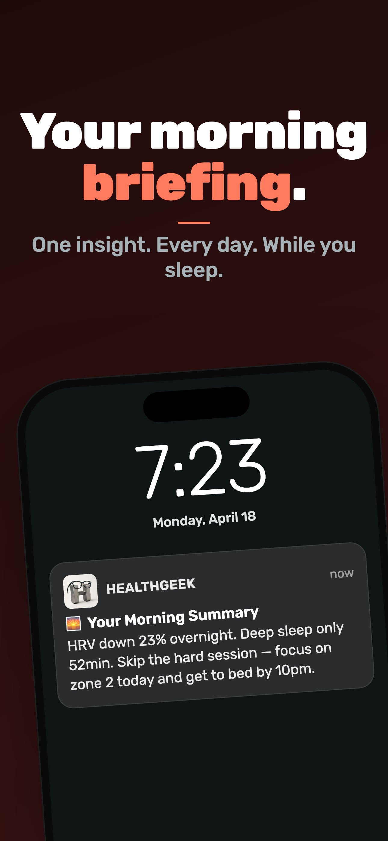 HealthGeek - AI Wellness Coach screenshot 3