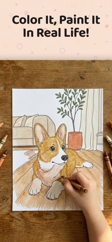 Coloring Pages by Linify iPhone screenshot