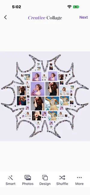 Shape Collage Editor Selfie screenshot 4