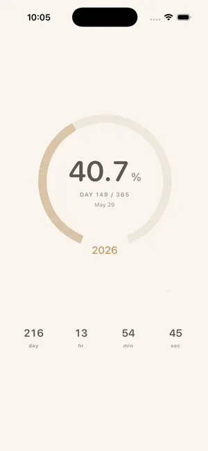 Year Progress:Countdown Widget screenshot 2