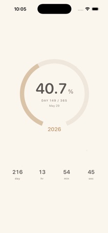 Year Progress:Countdown Widget Screenshot 2 of 7