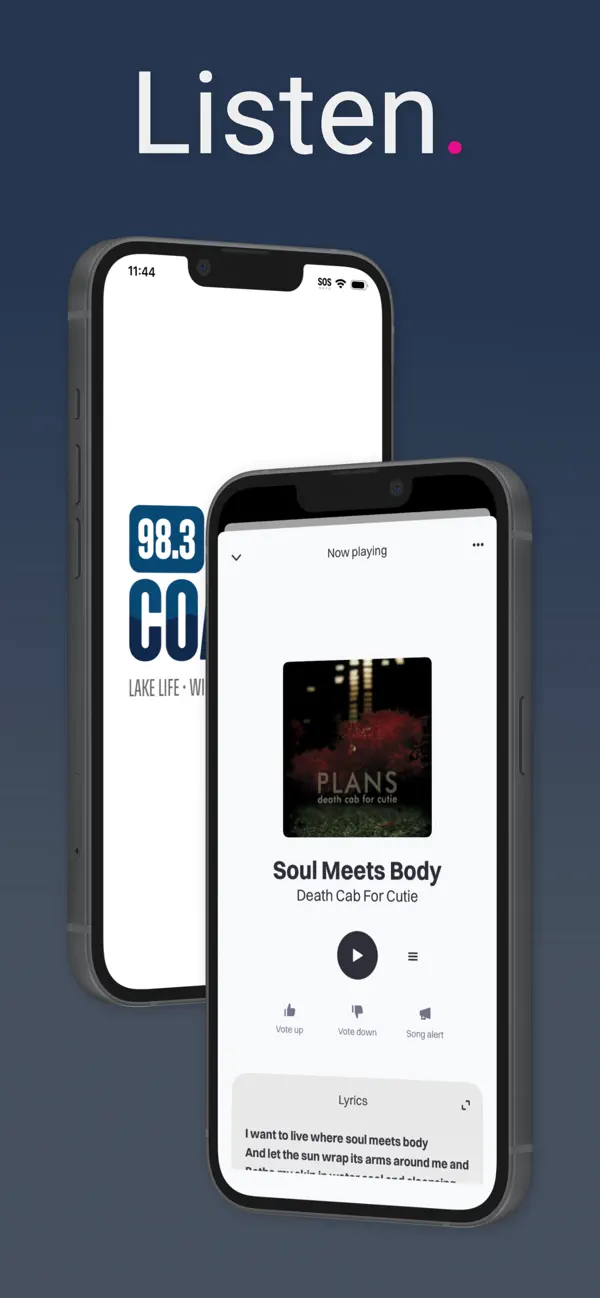 Screenshot #1 pour 98.3 - The Coast