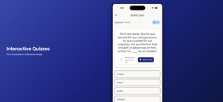 Bible Quiz - Memorize Verses iPhone screenshot
