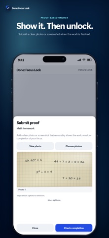 Done: Focus Lock screenshot