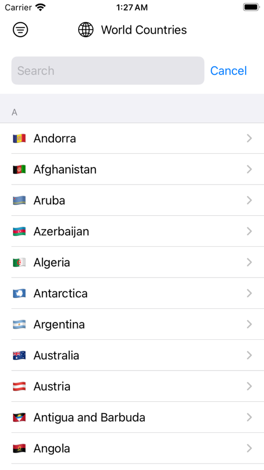 #1. Countries of World (iOS) By: Another Half