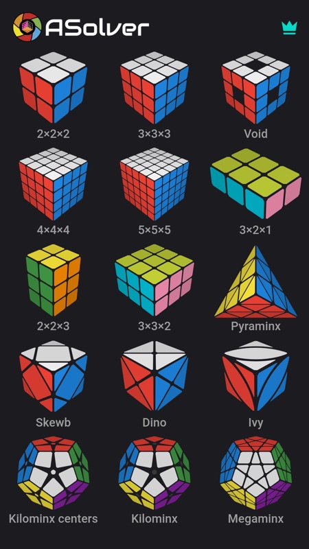 ASolver > パズルを解く。ルービックキューブ screenshot 1