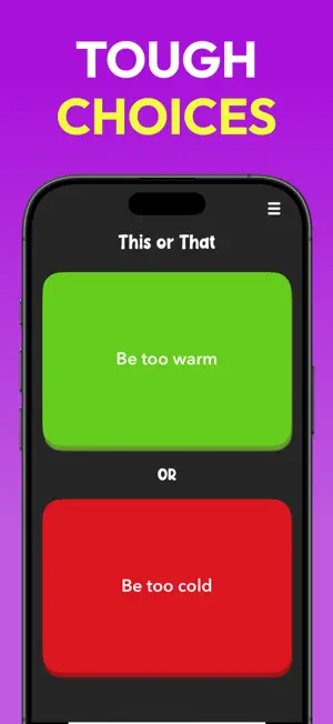 This Or That? - Questions Game screenshot 4