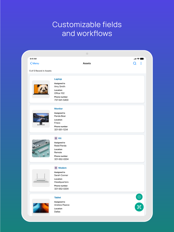 Screenshot #5 pour Asset Panda 2.0