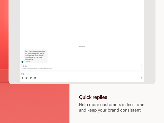 Shopify Inbox iPad screenshot 4 - Business app