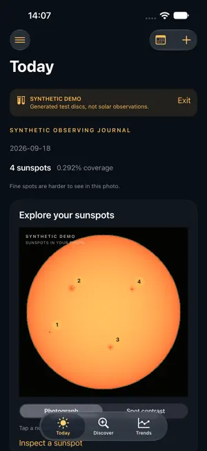 Solar Journal screenshot 1