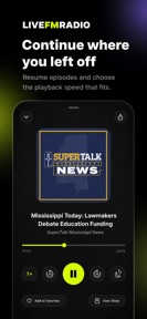 LiveFmRadio: Radio & Podcasts screenshot
