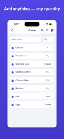 EZlist: Shared Shopping List screenshot