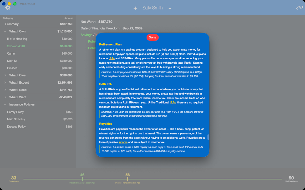 WealthKit screenshot 30