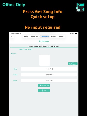MP3 Converter Mpeg MusicMelody iPad screenshot