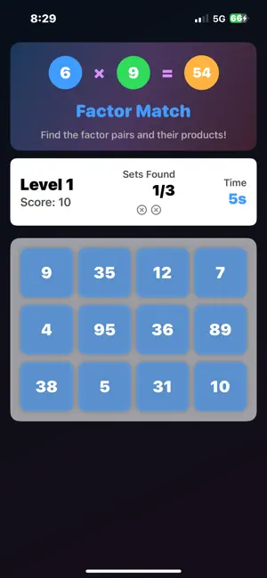 Matchy Math screenshot 2