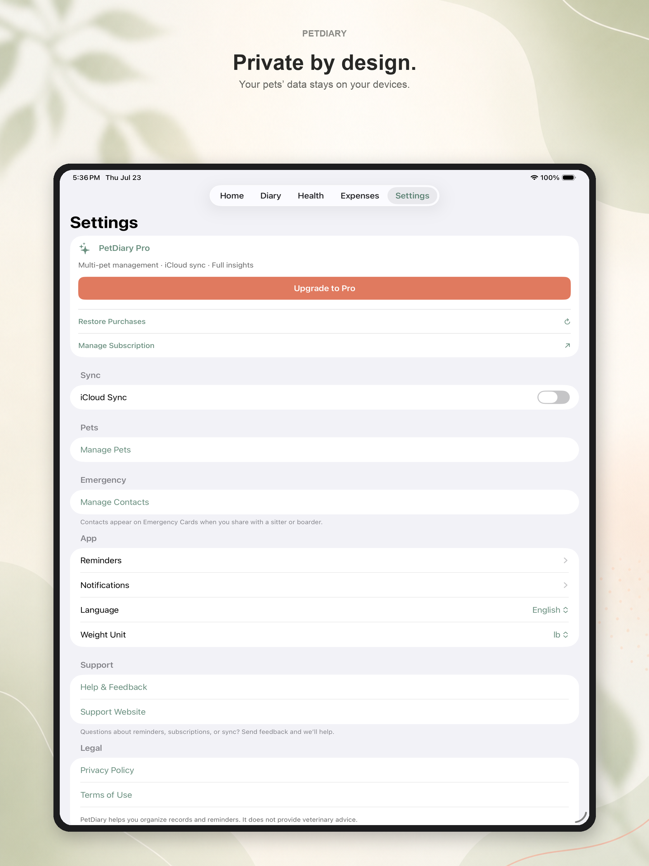 PetDiary: Pet Health Record screenshot 12