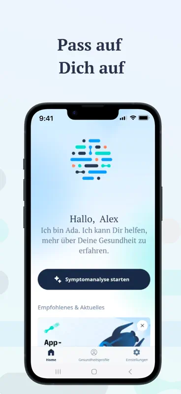 Ada - Dein Gesundheitsportal screenshot 1 of 4