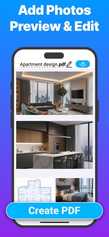 Photo to PDF converter: PDFono screenshot
