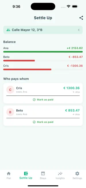Roomsplit: Roommate Expenses screenshot 3