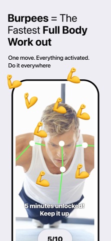 Burpees AI: Screen Time Limit Screenshot 7 of 8