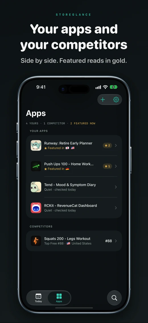 StoreGlance: ASO Rank Tracker screenshot 4