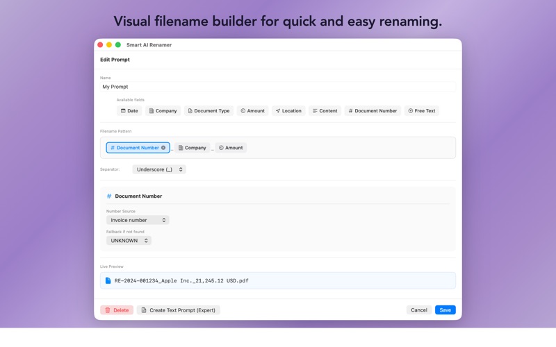 Smart AI Renamer screenshot