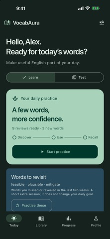 VocabAura: Vocabulary Builder screenshot 1