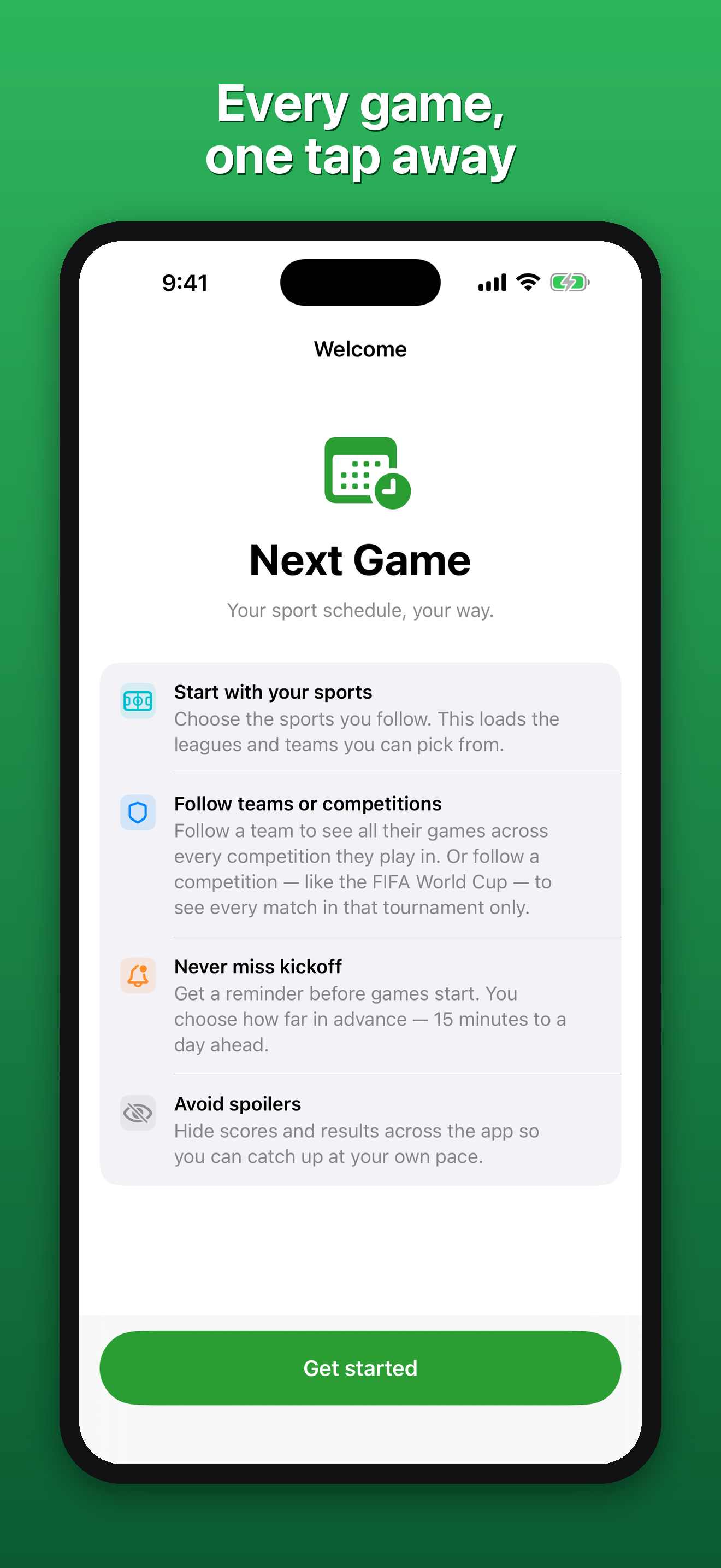 Next Game: Upcoming Sports screenshot 6