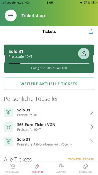 VGN Fahrplan & Tickets Screenshot