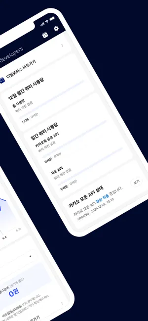 카카오디벨로퍼스 Kakao Developers iPhone screenshot 2