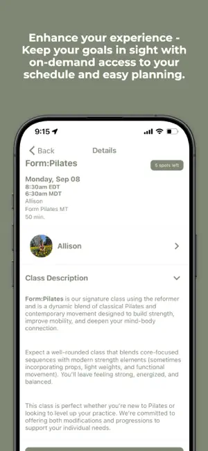 Form Pilates MT screenshot 4