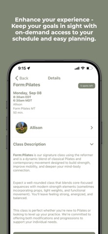Form Pilates MT Screenshot 4 of 4
