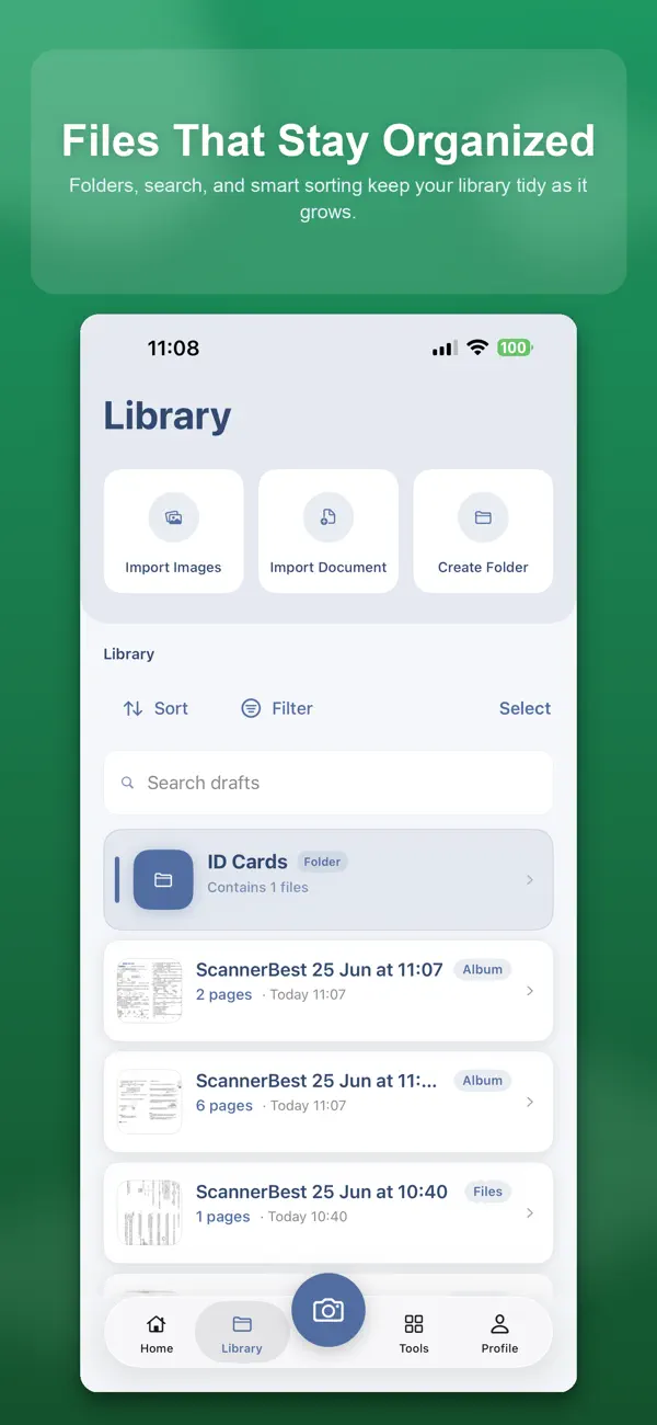 Screenshot #3 pour ScannerBest - Scanner PDF