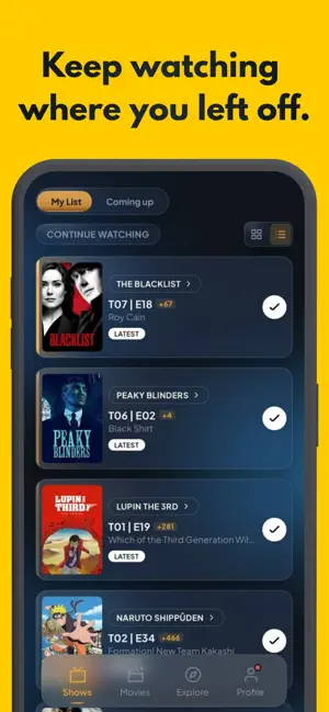 SeenList: Shows & Movies screenshot 1