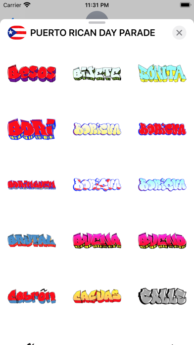 PUERTO RICAN DAY PARADE MEMOJI Screenshot