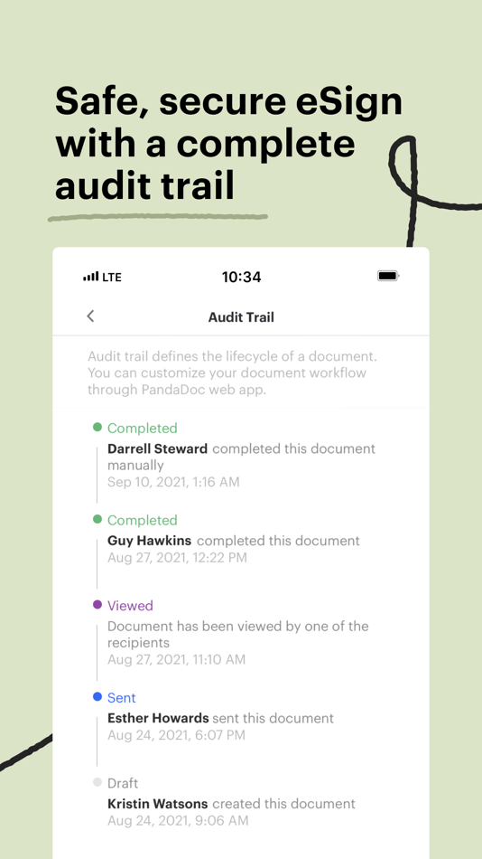 #6. PandaDoc - Create & Send docs (iOS) 由: Quote Roller Inc.