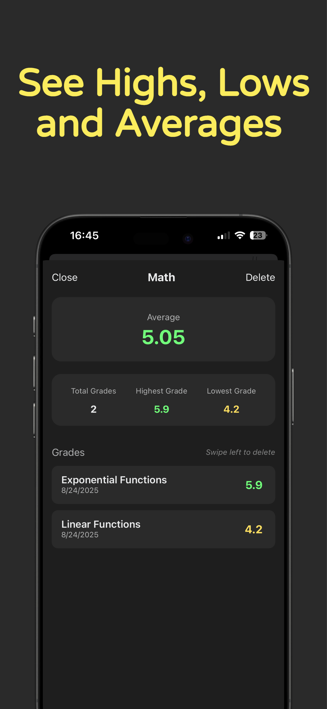 Grade Tracker - Gradee