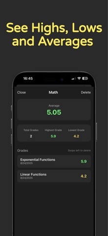 Grade Tracker - Gradee Screenshot 3 of 5